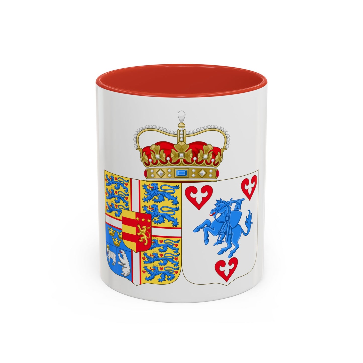 Coat of arms of Princess Marie of Denmark - Accent Coffee Mug