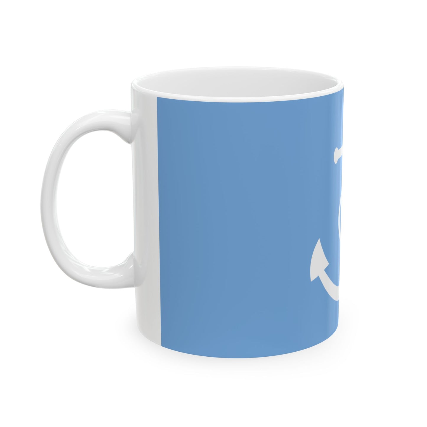 House flag of the State Merchant Fleet Argentina (Argentina) White Coffee Mug