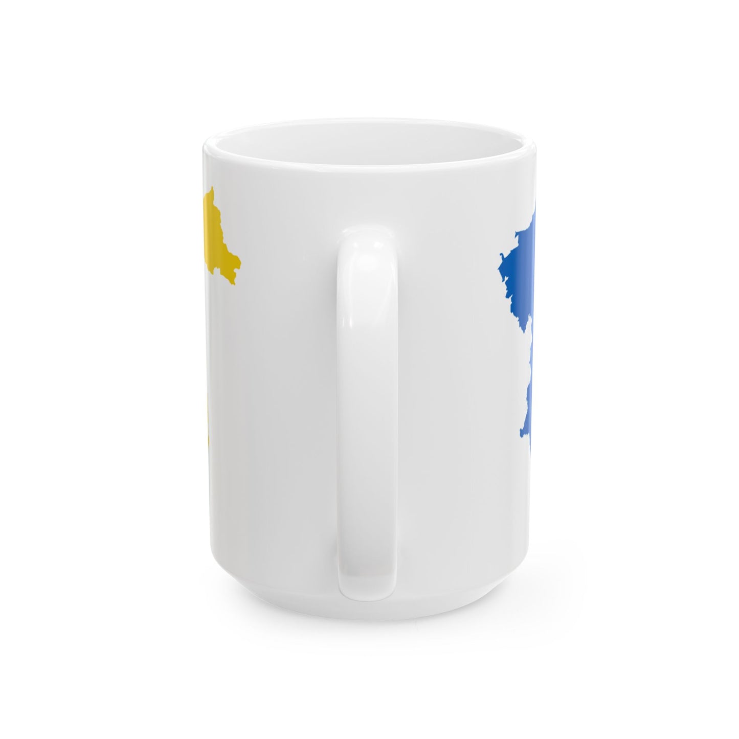 Flag map of MAK (Algeria) White Coffee Mug