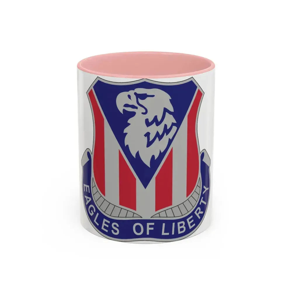 114th Aviation Regiment (U.S. Army) Accent Coffee Mug 11oz Pink - Go Mug Yourself