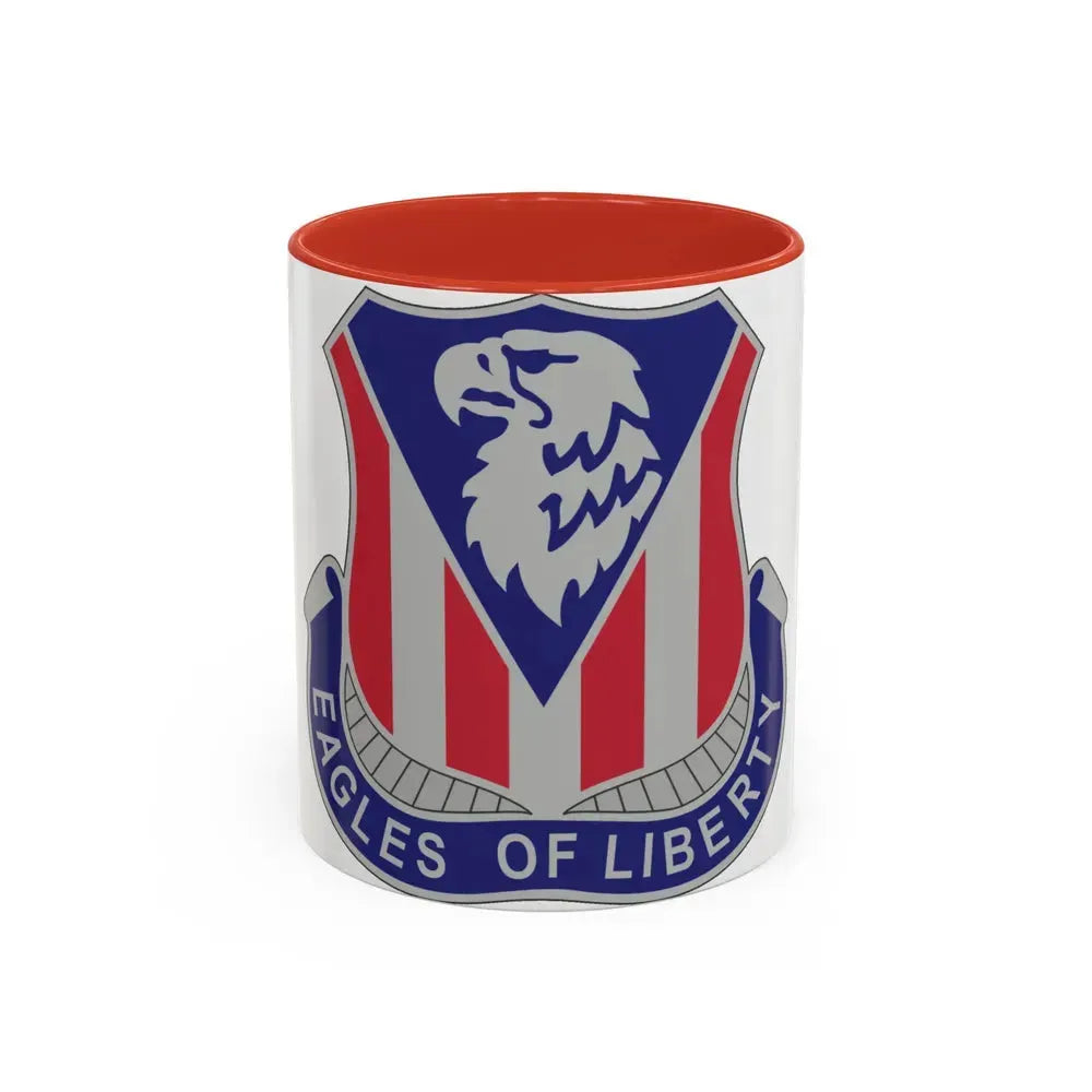 114th Aviation Regiment (U.S. Army) Accent Coffee Mug 11oz Red - Go Mug Yourself