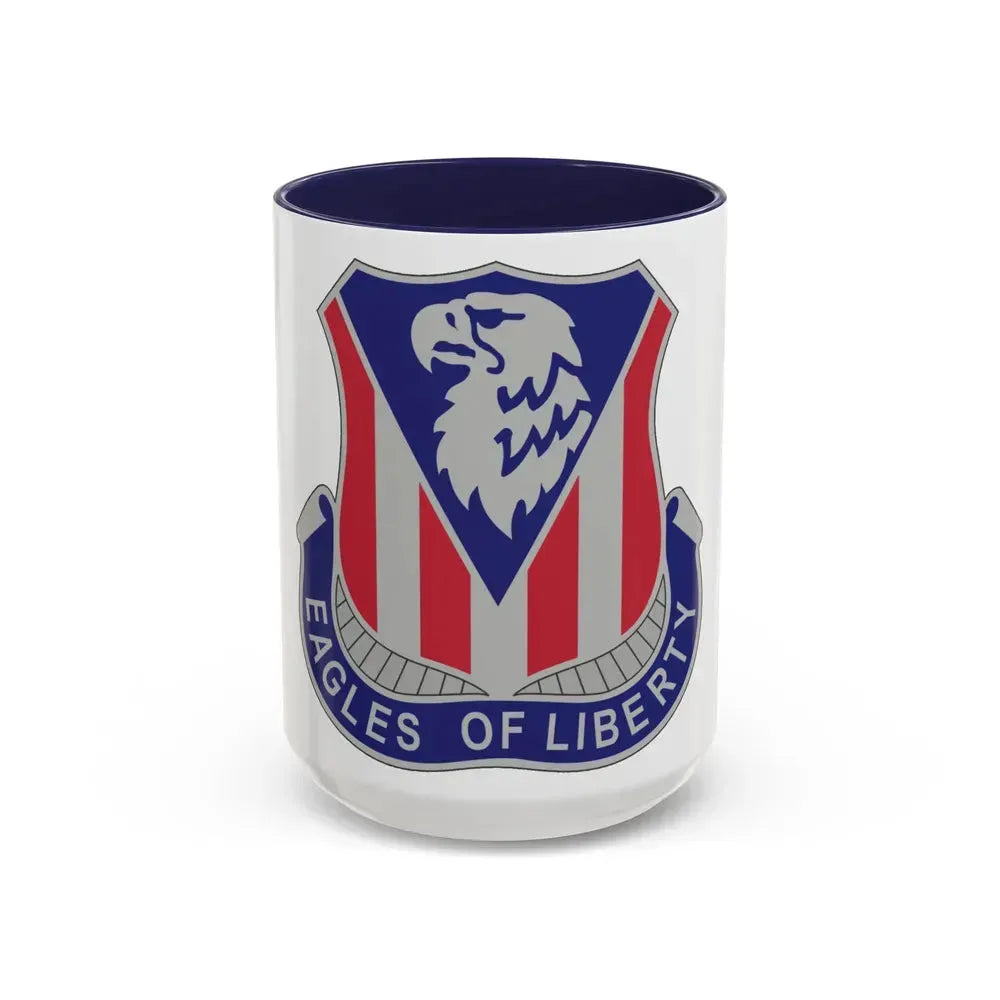 114th Aviation Regiment (U.S. Army) Accent Coffee Mug 15oz Navy - Go Mug Yourself