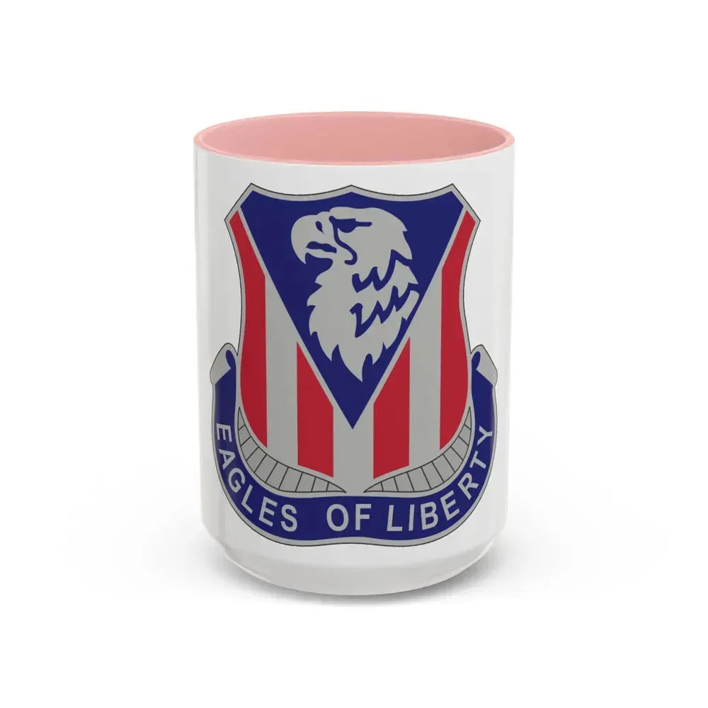 114th Aviation Regiment (U.S. Army) Accent Coffee Mug 15oz Pink - Go Mug Yourself