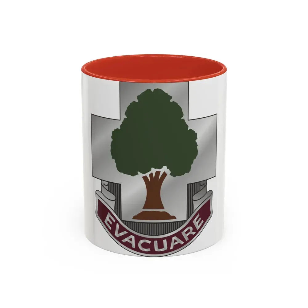 115 Field Hospital (U.S. Army) Accent Coffee Mug 11oz Red - Go Mug Yourself