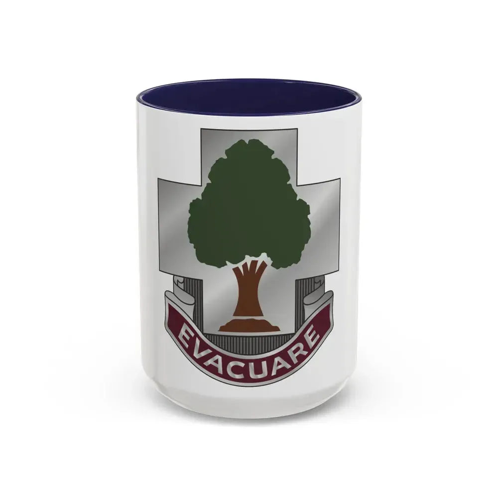 115 Field Hospital (U.S. Army) Accent Coffee Mug 15oz Navy - Go Mug Yourself