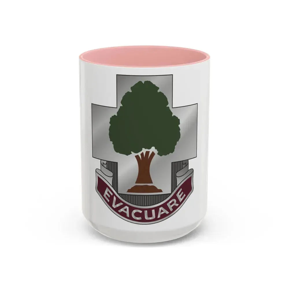 115 Field Hospital (U.S. Army) Accent Coffee Mug 15oz Pink - Go Mug Yourself