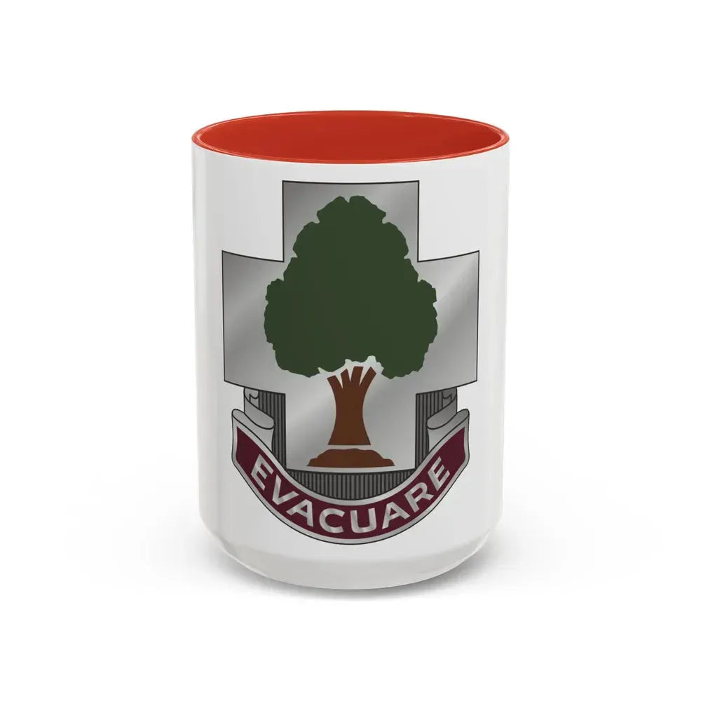 115 Field Hospital (U.S. Army) Accent Coffee Mug 15oz Red - Go Mug Yourself