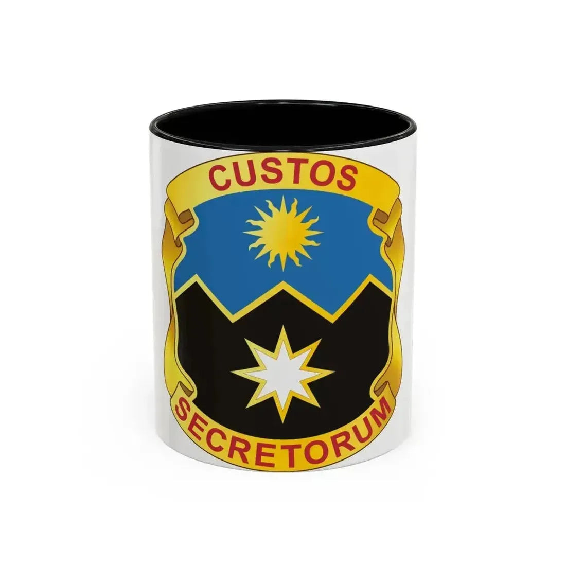 115 Military Intelligence Group (U.S. Army) Accent Coffee Mug 11oz Black - Go Mug Yourself