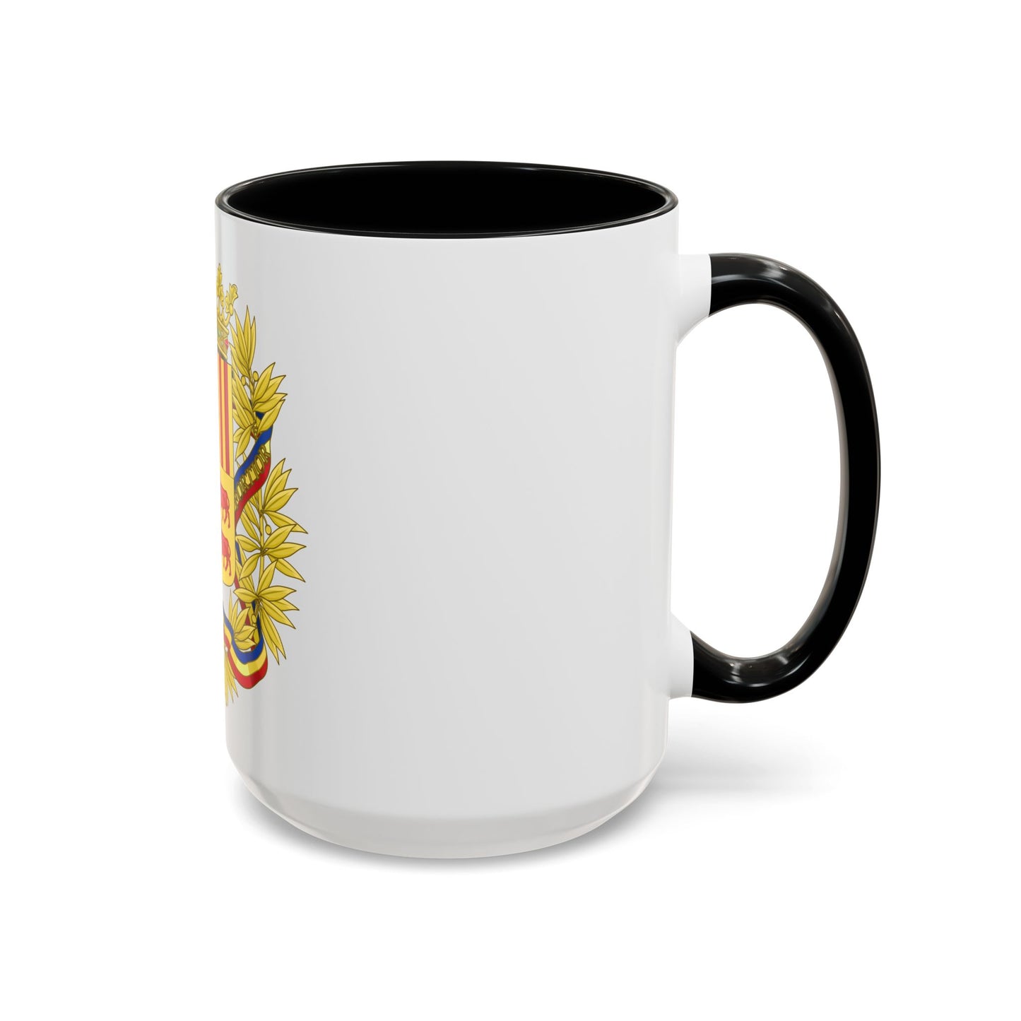 Coat of Arms of the high authorities of Andorra - Accent Coffee Mug
