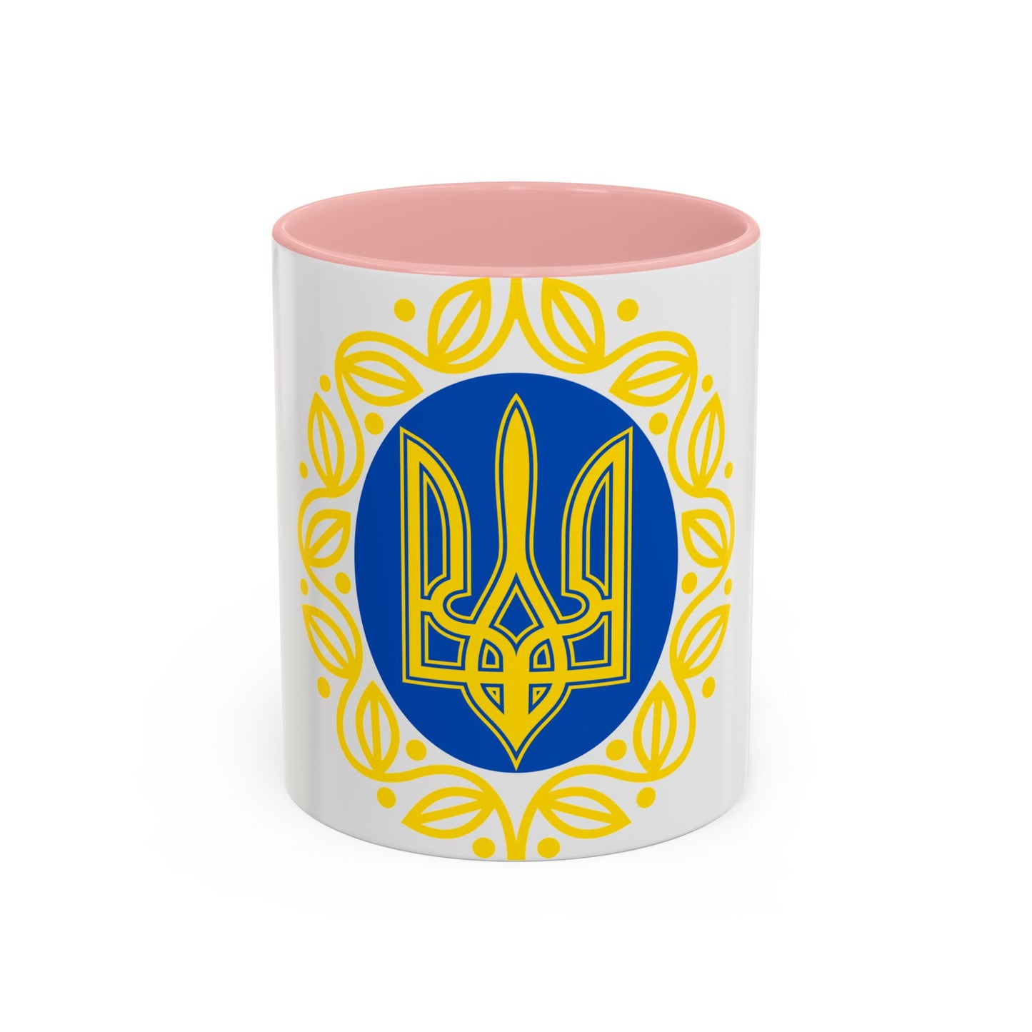 Coat of arms of Ukrainian People's Republic - Accent Coffee Mug