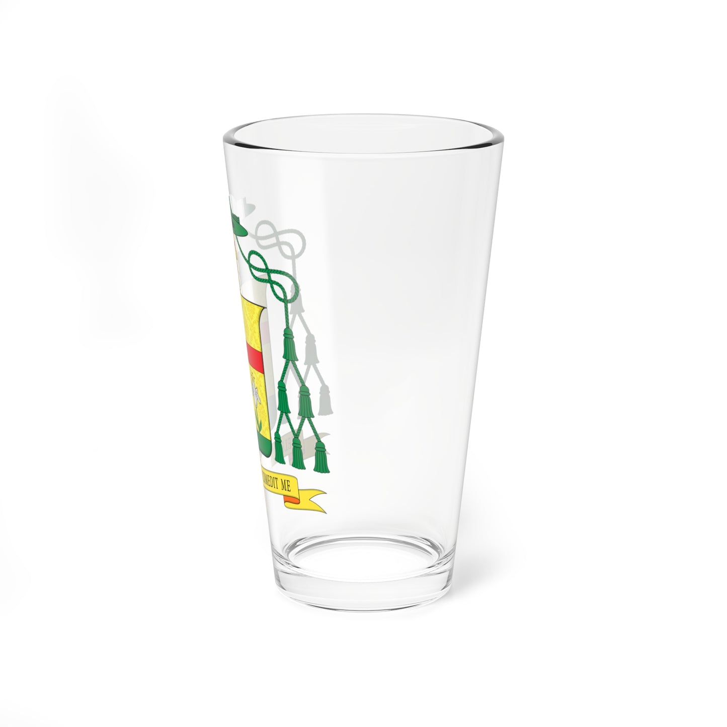 Escudo de Francisco Edimilson Neves Ferreira (Spain) (Coat of Arms) Pint Glass 16oz