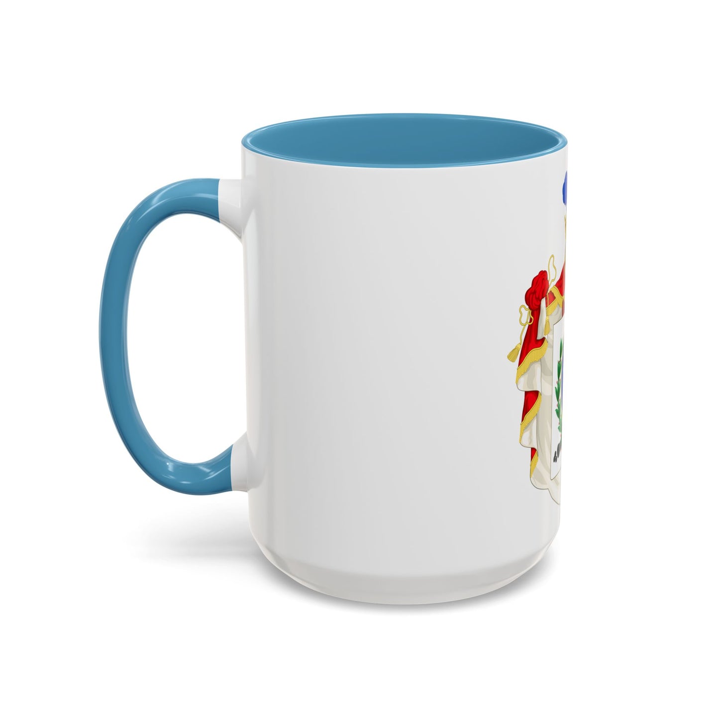 Ornamented Coat of Arms of Chile (1819-1834) Cerro Castillo Version - Accent Coffee Mug