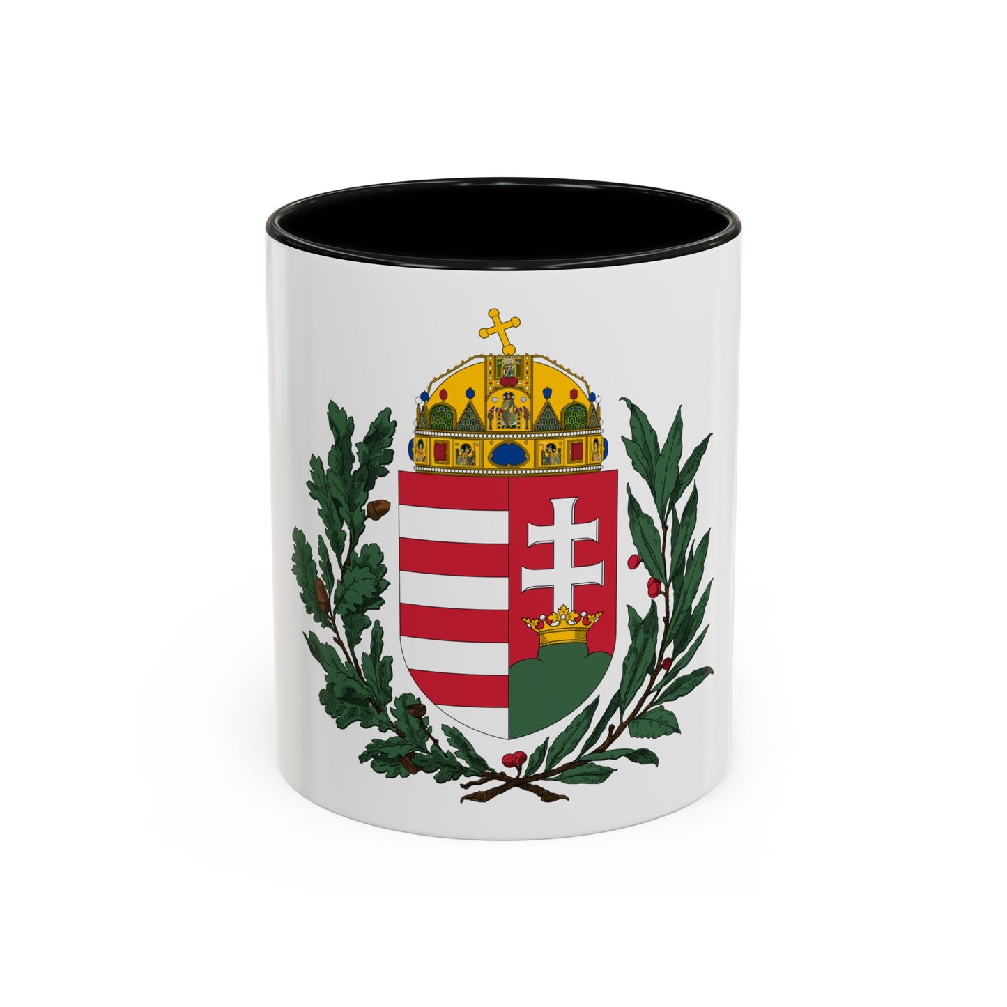 Coat of arms of Hungary (1896-1915) 2 - Accent Coffee Mug