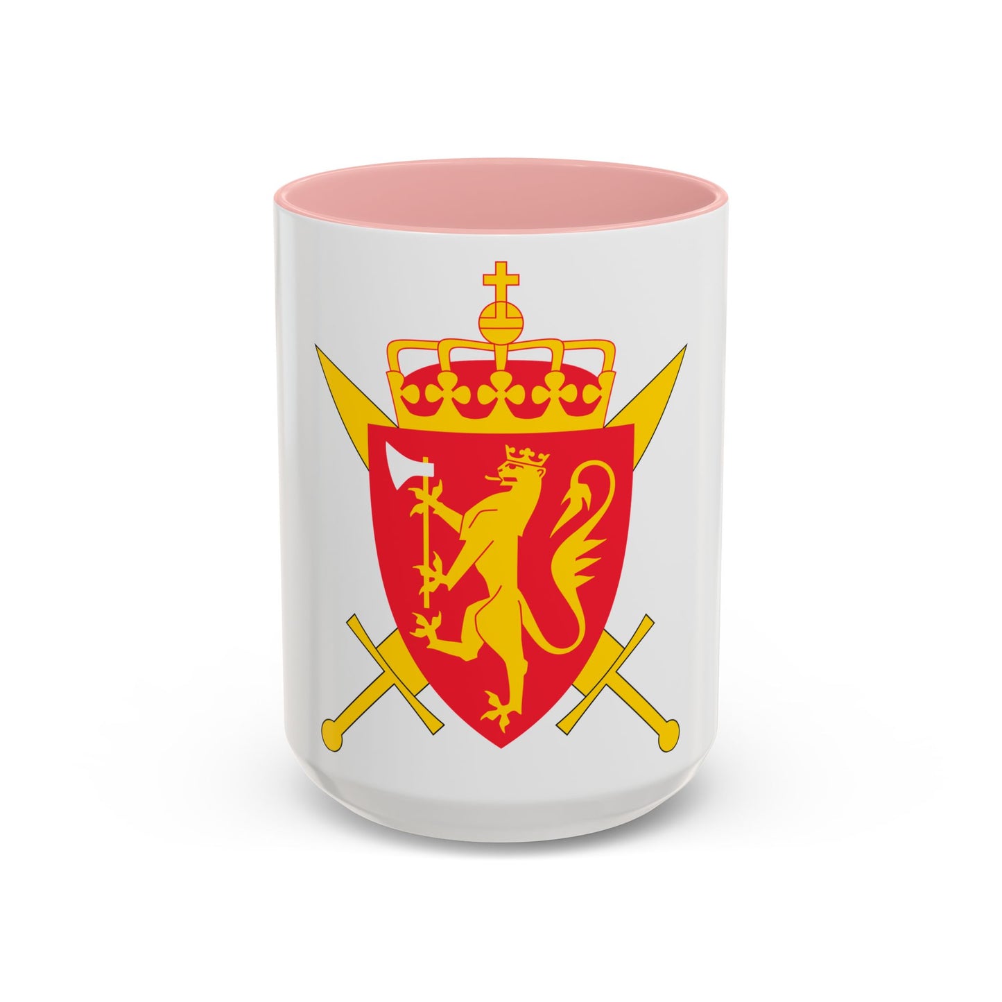 Coat of arms of the Norwegian Armed Forces - Accent Coffee Mug