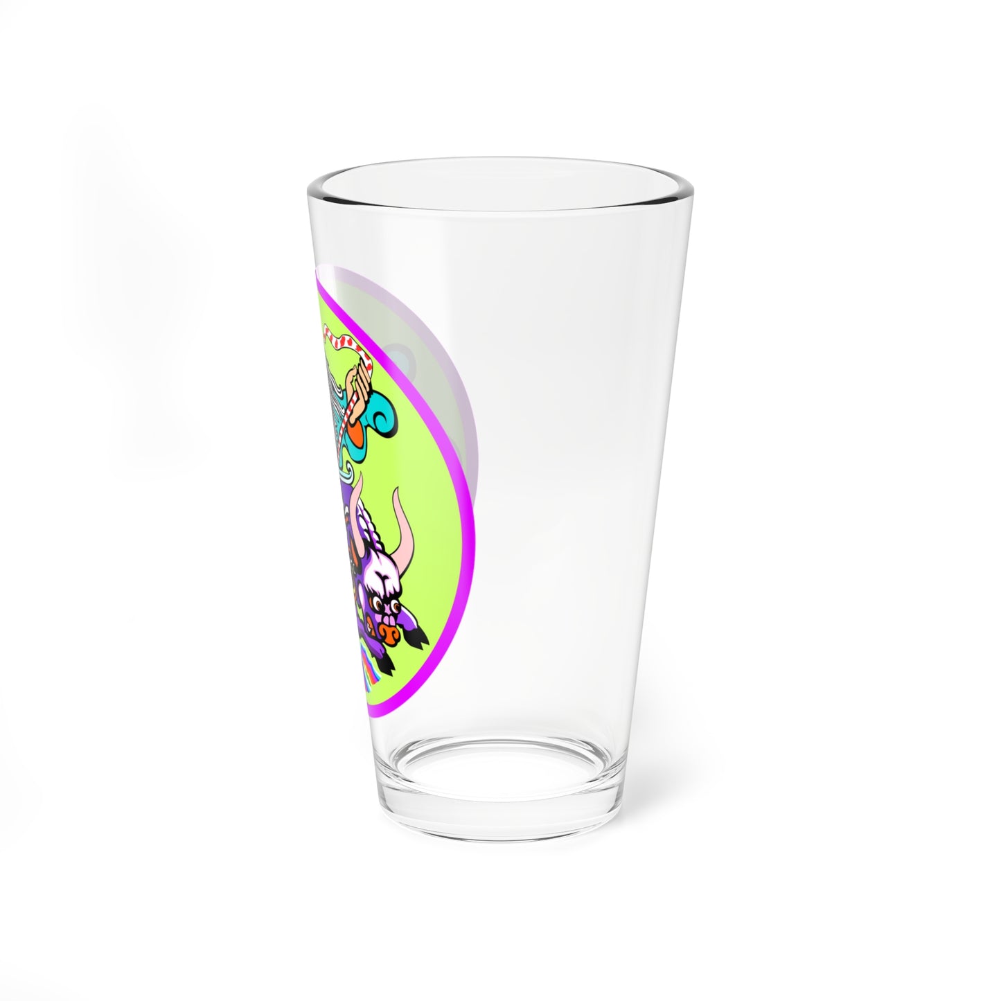 Emblem of Songino khairkhan district Ulaanbaatar (Mongolia) (Coat of Arms) Pint Glass 16oz