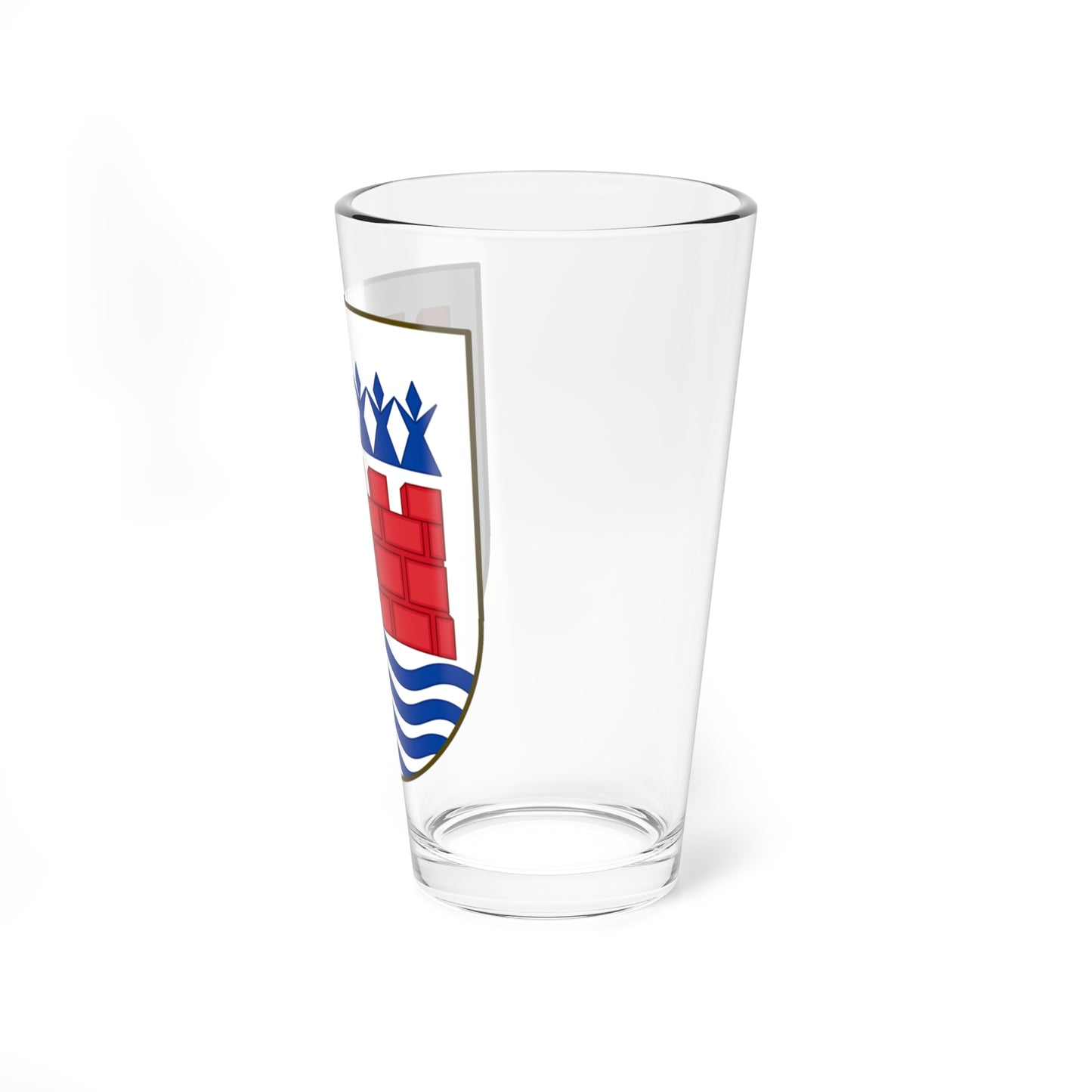 Coat of arms of Vordingborg (Denmark) (Coat of Arms) Pint Glass 16oz