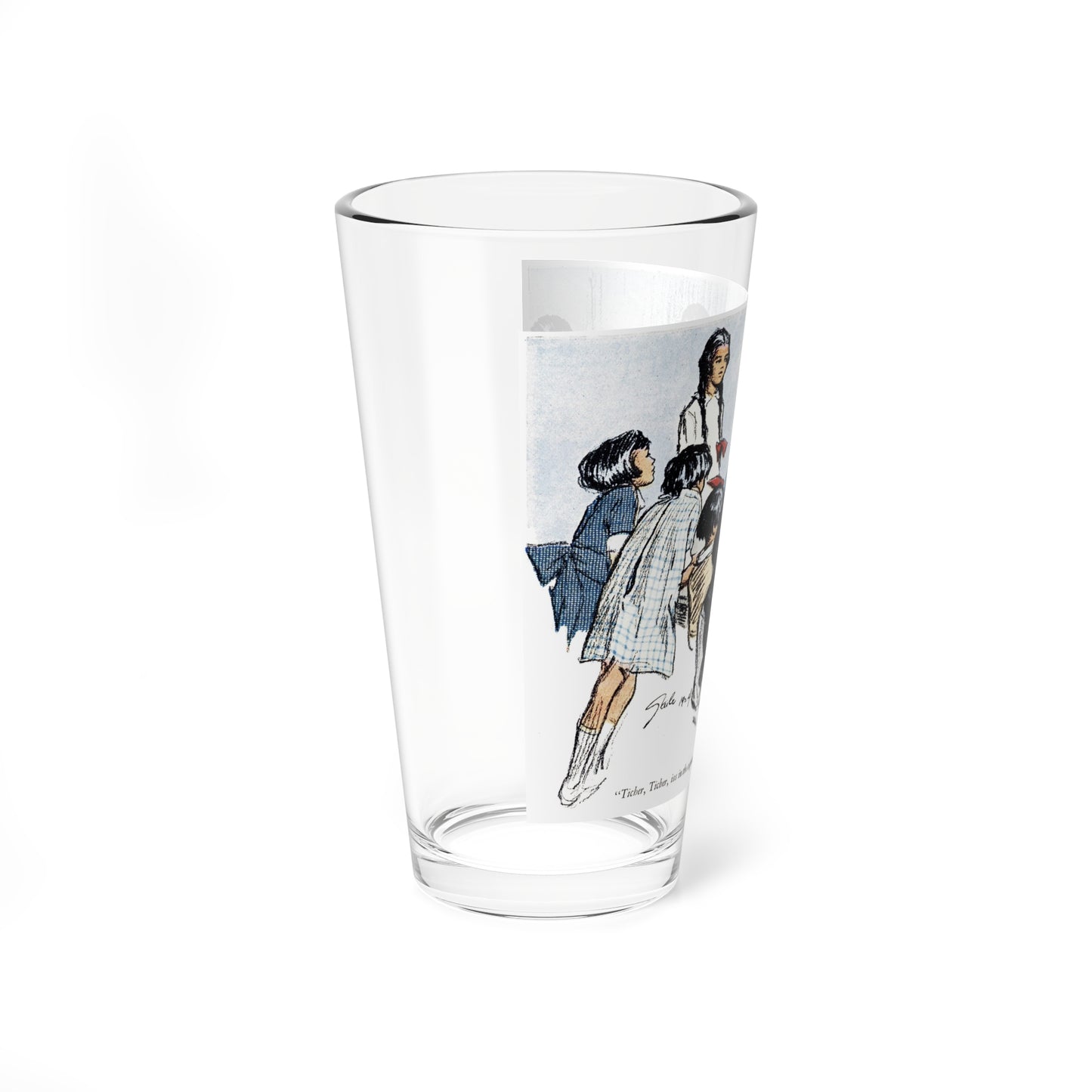 One Uses the Handkerchief (4), Woman's Home Companion, November 1924 (Magazine Illustration) Pint Glass 16oz