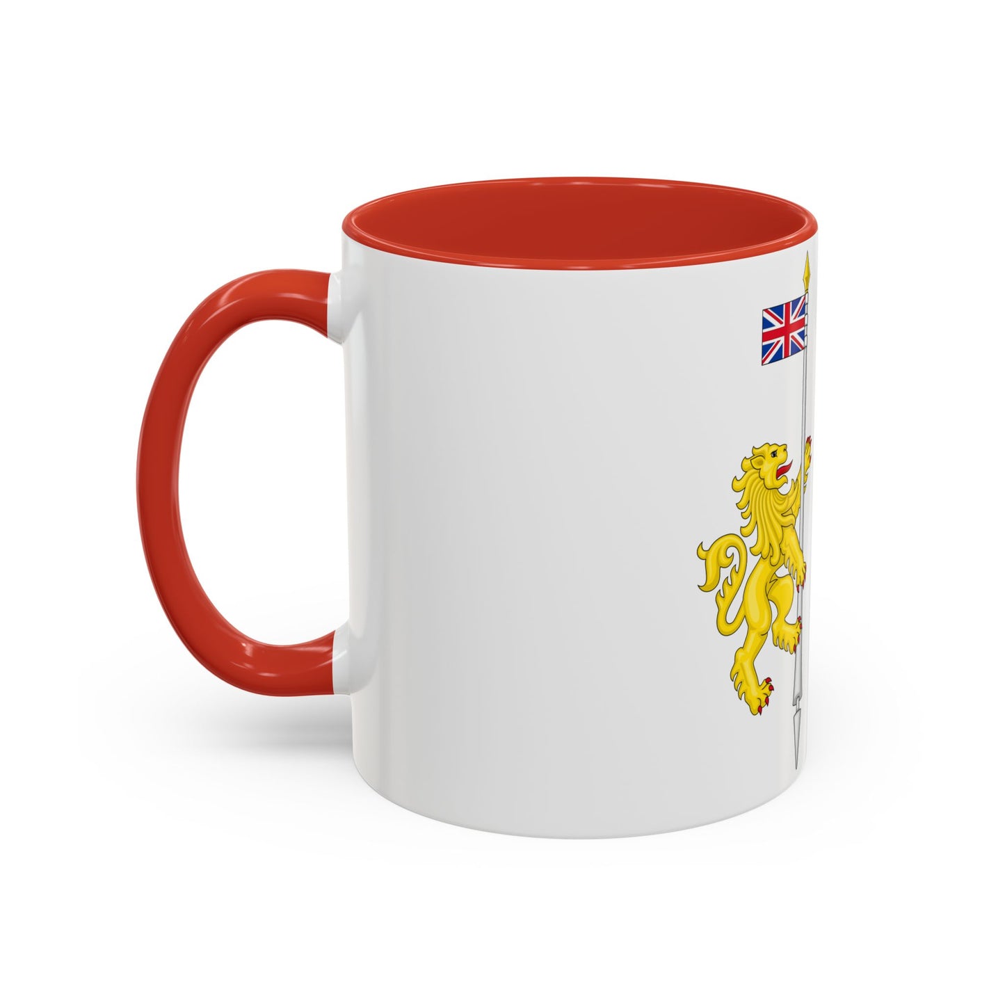 Supporters from the coat of arms of Canada - Accent Coffee Mug