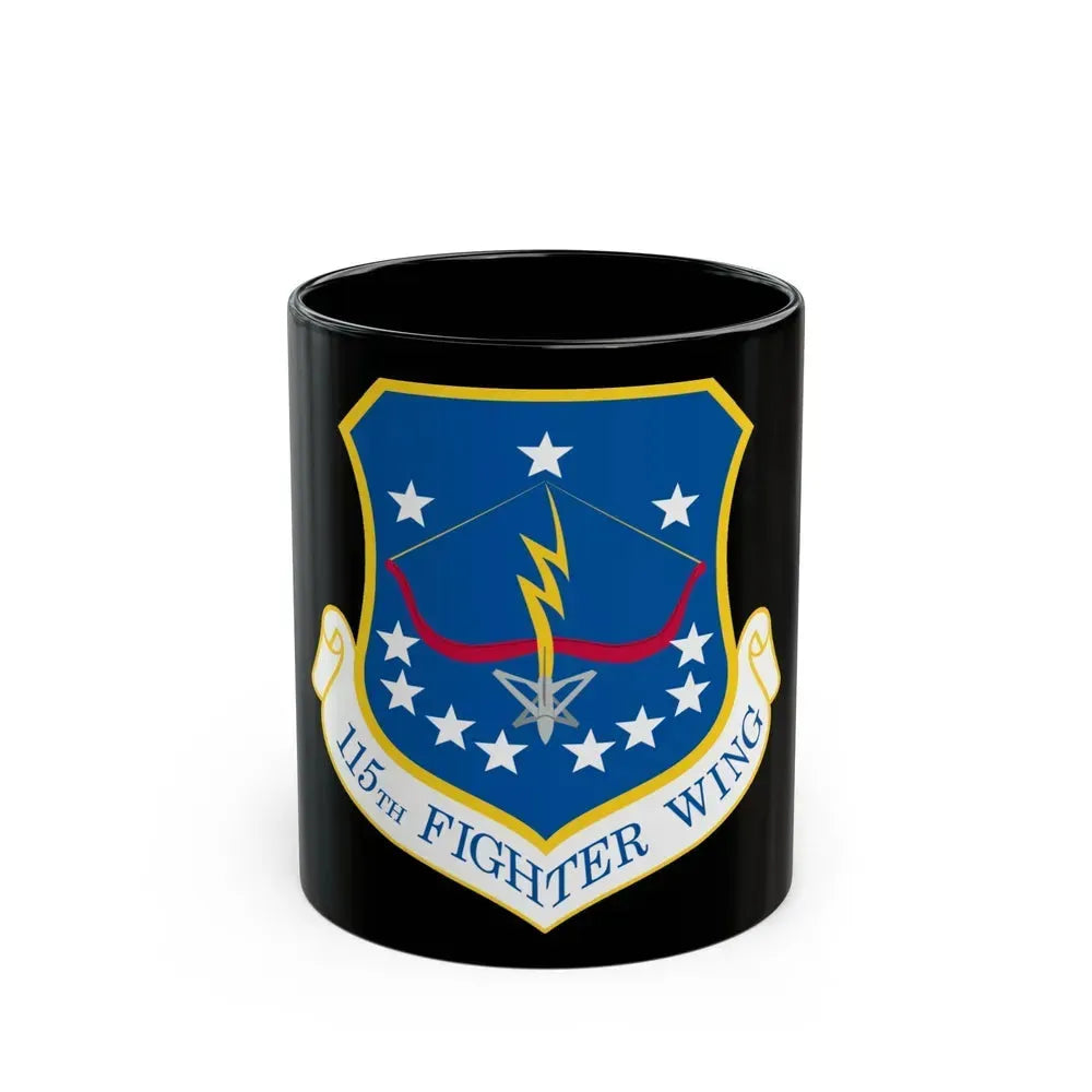115th Fighter Wing (U.S. Air Force) Black Coffee Mug 11oz - Go Mug Yourself