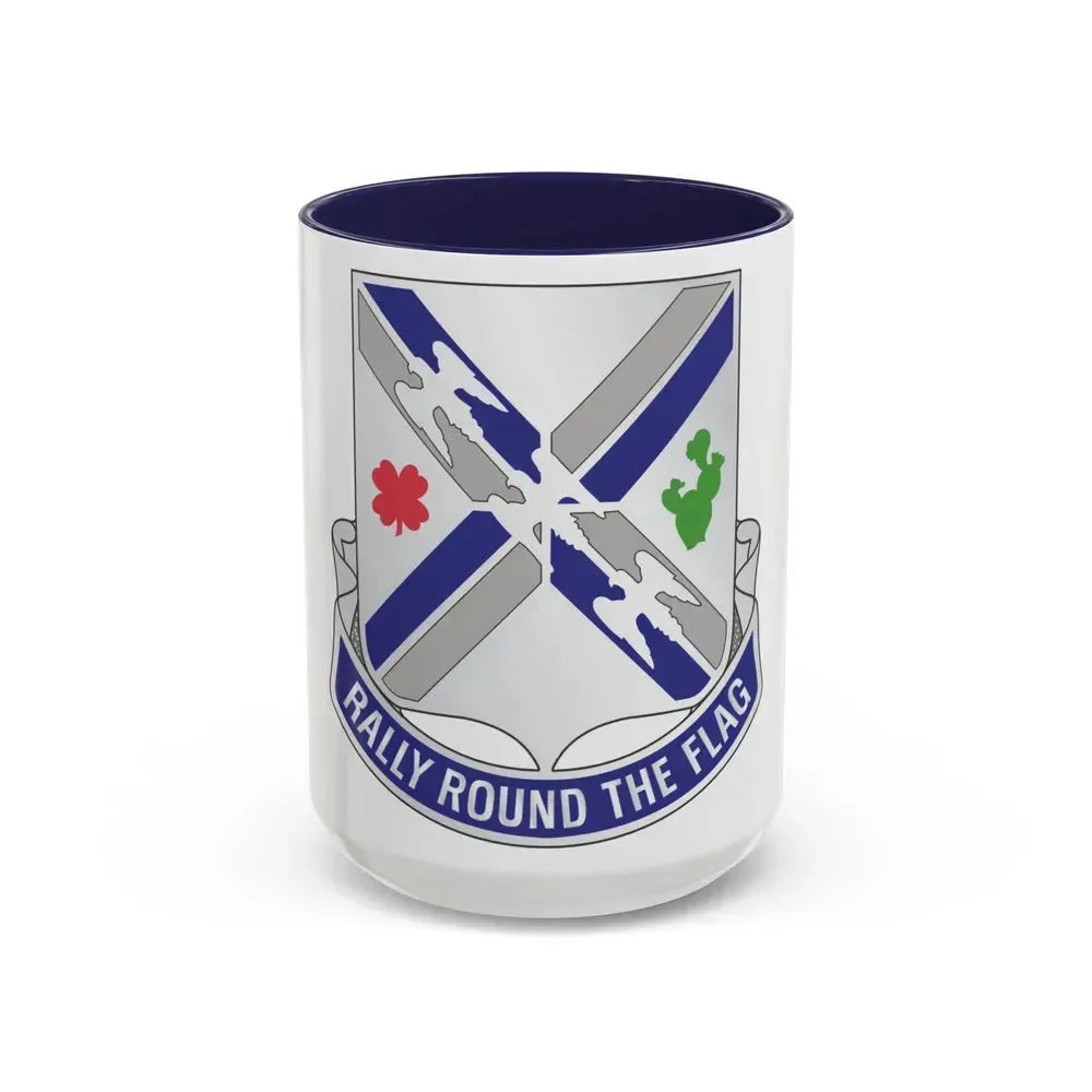 115th Infantry Regiment (U.S. Army) Accent Coffee Mug 15oz Navy - Go Mug Yourself