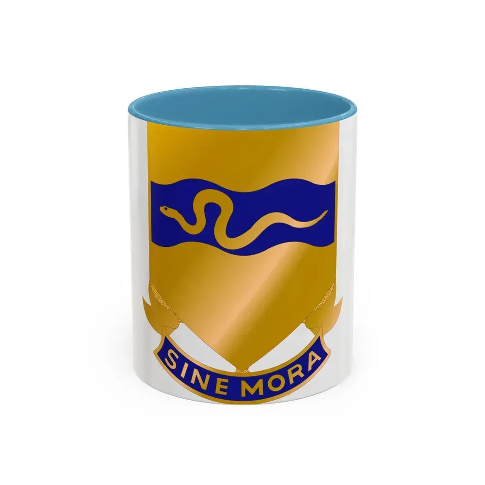 116 Cavalry Regiment (U.S. Army) Accent Coffee Mug 11oz Light Blue - Go Mug Yourself