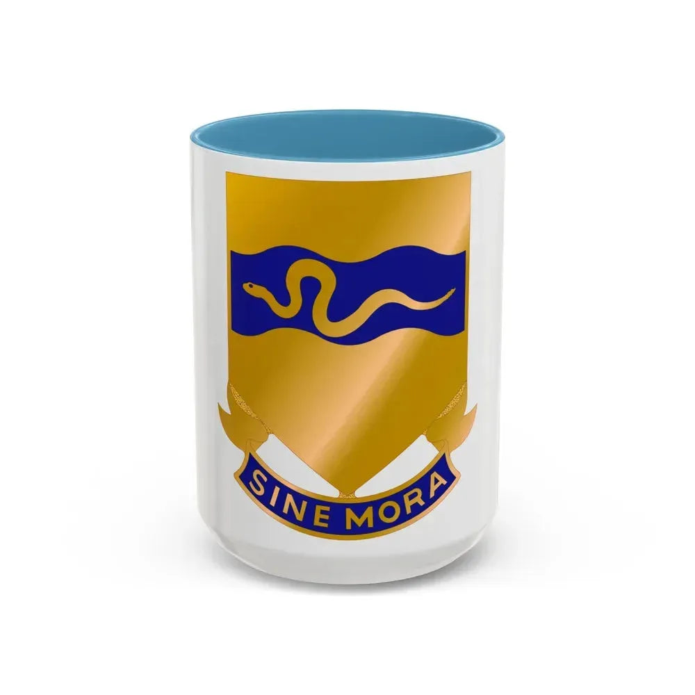 116 Cavalry Regiment (U.S. Army) Accent Coffee Mug 15oz Light Blue - Go Mug Yourself