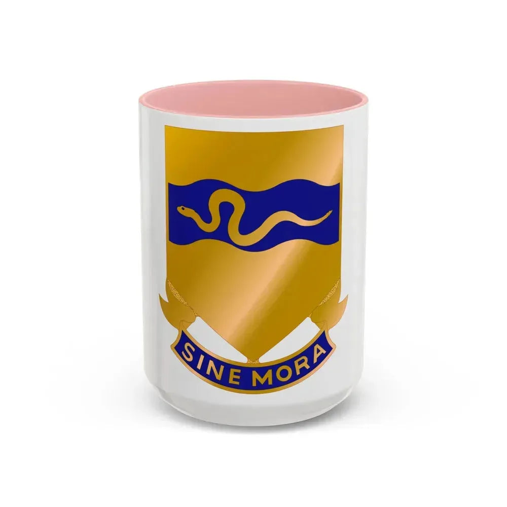 116 Cavalry Regiment (U.S. Army) Accent Coffee Mug 15oz Pink - Go Mug Yourself