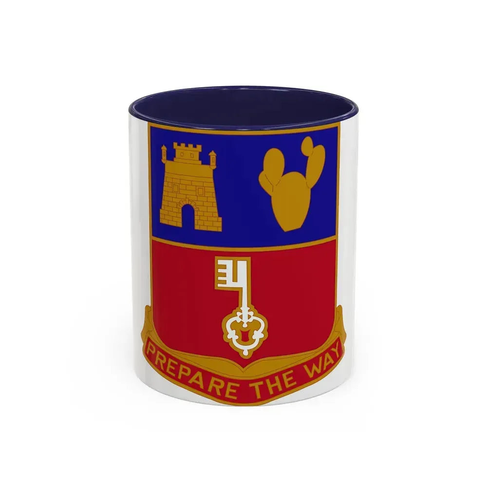 116 Engineer Battalion (U.S. Army) Accent Coffee Mug 11oz Navy - Go Mug Yourself