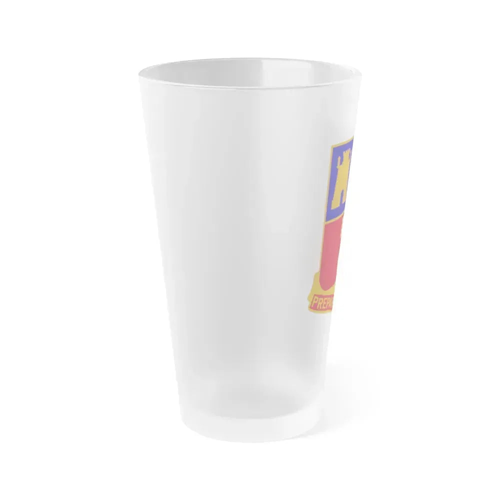 116 Engineer Battalion (U.S. Army) Frosted Pint Glass 16oz - Go Mug Yourself