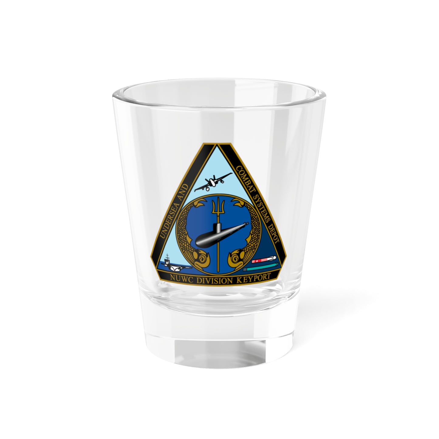 NUWC Division Keyport Naval Undersea Warfare Center (U.S. Navy) Shot Glass 1.5oz