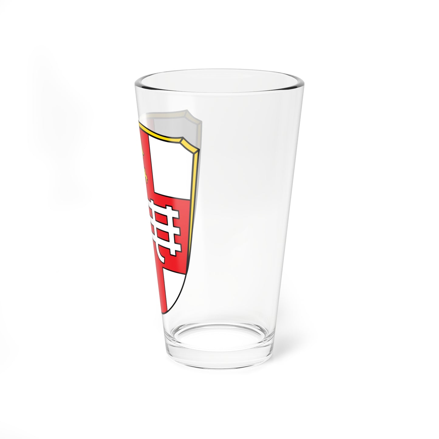 DEU Aura an der Saale COA (Germany) (Coat of Arms) Pint Glass 16oz