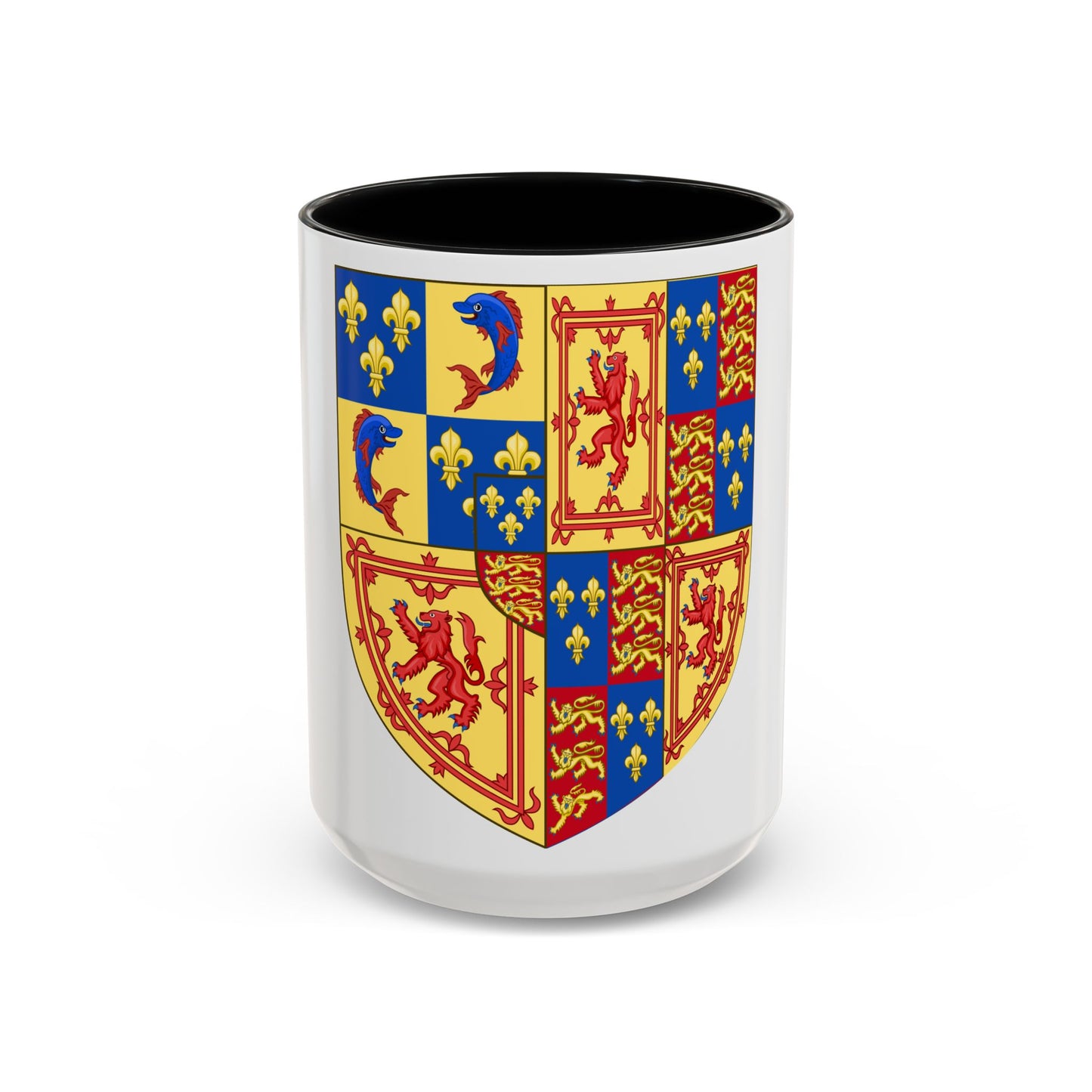 Royal Arms of the Kingdom of Scotland (1559) - Accent Coffee Mug