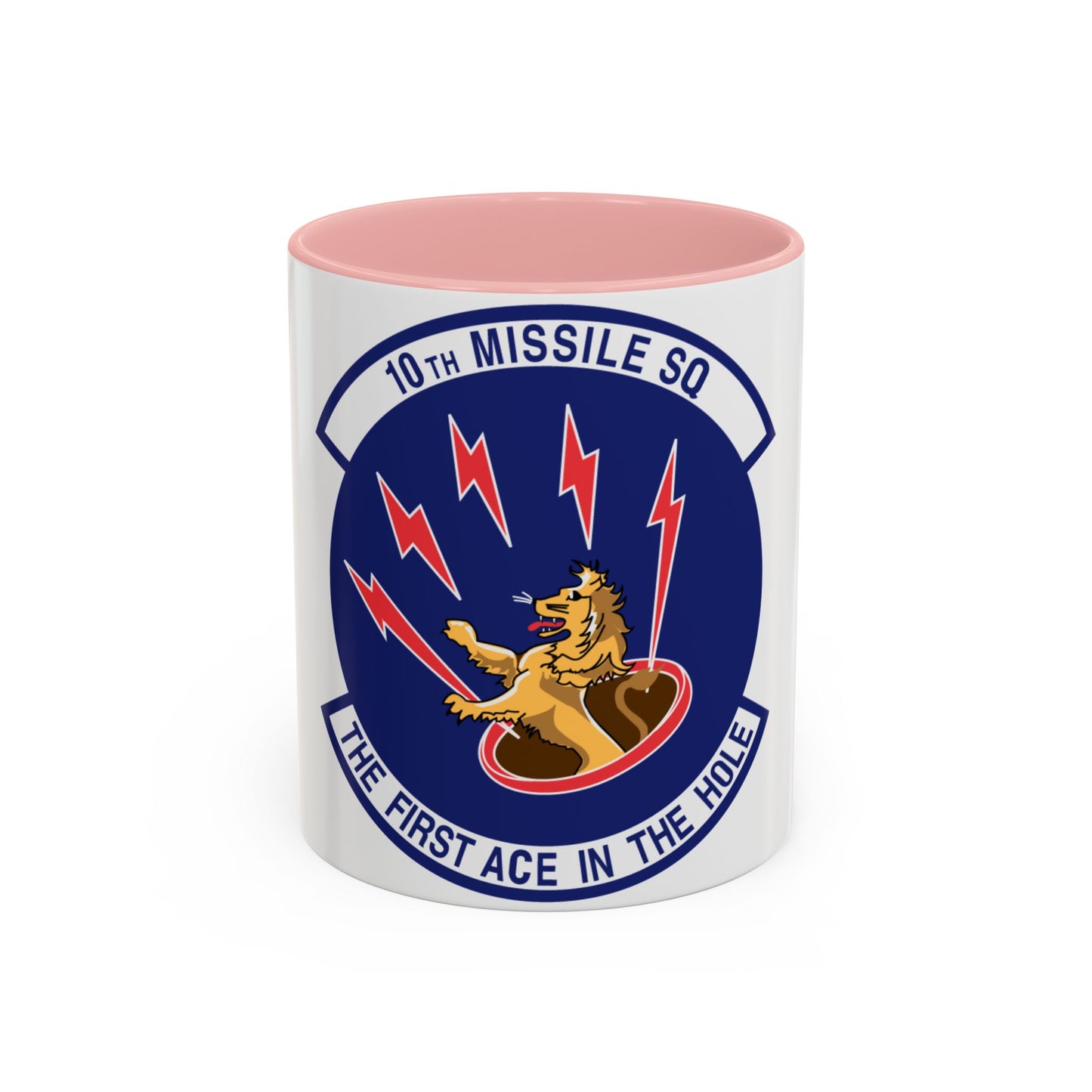 10th Missile SQ The First In The Hole (U.S. Air Force) Accent Coffee Mug