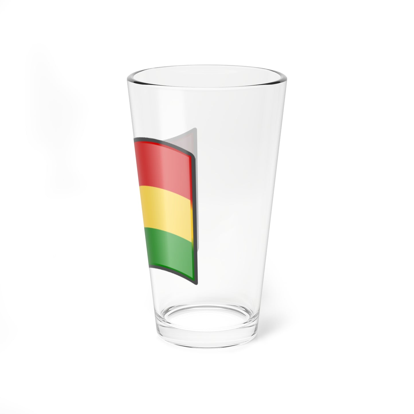 Nuvola Bolivian civil flag (Bolivia) Pint Glass 16oz