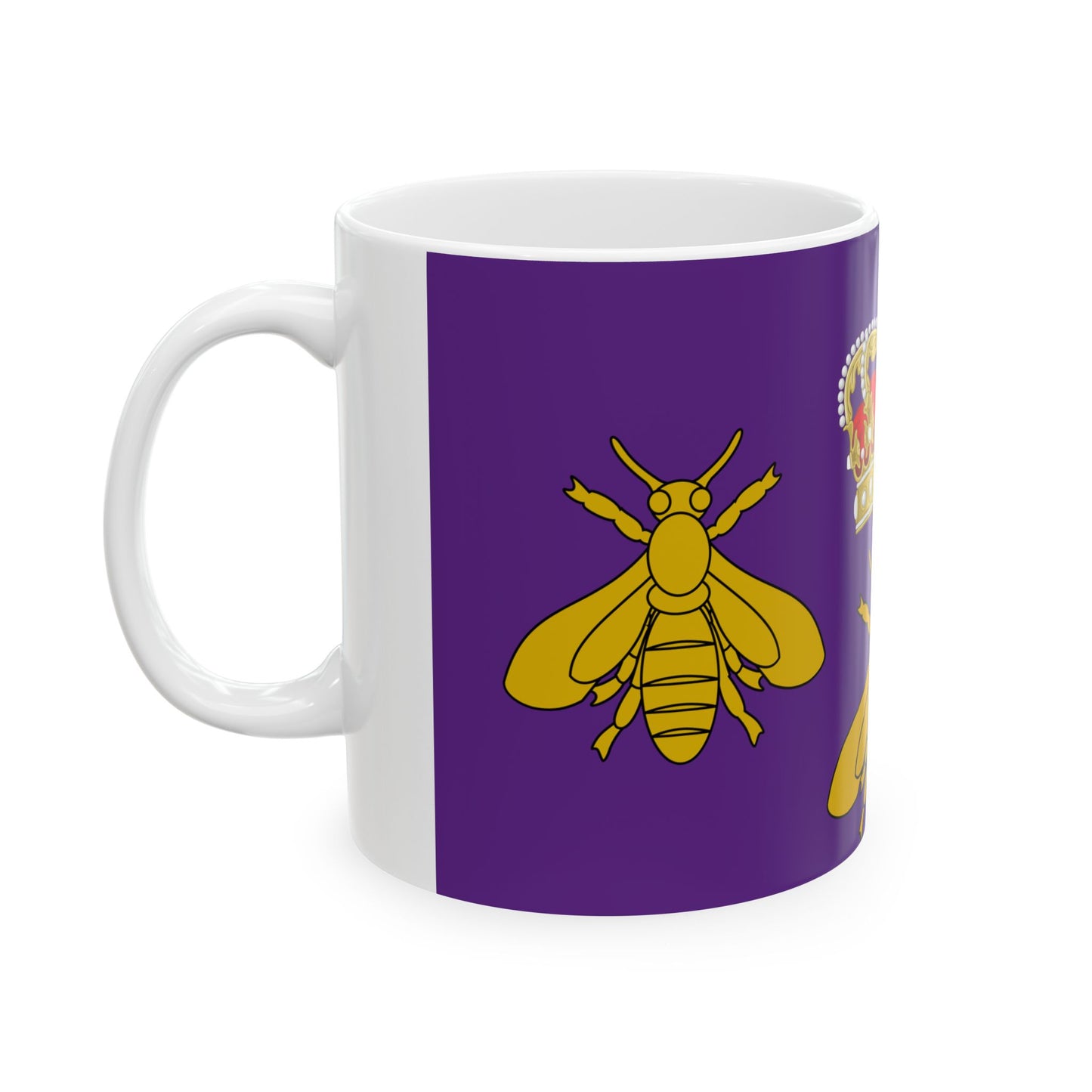 Banner of Arms of the Empire of the Sahara (Algeria) White Coffee Mug