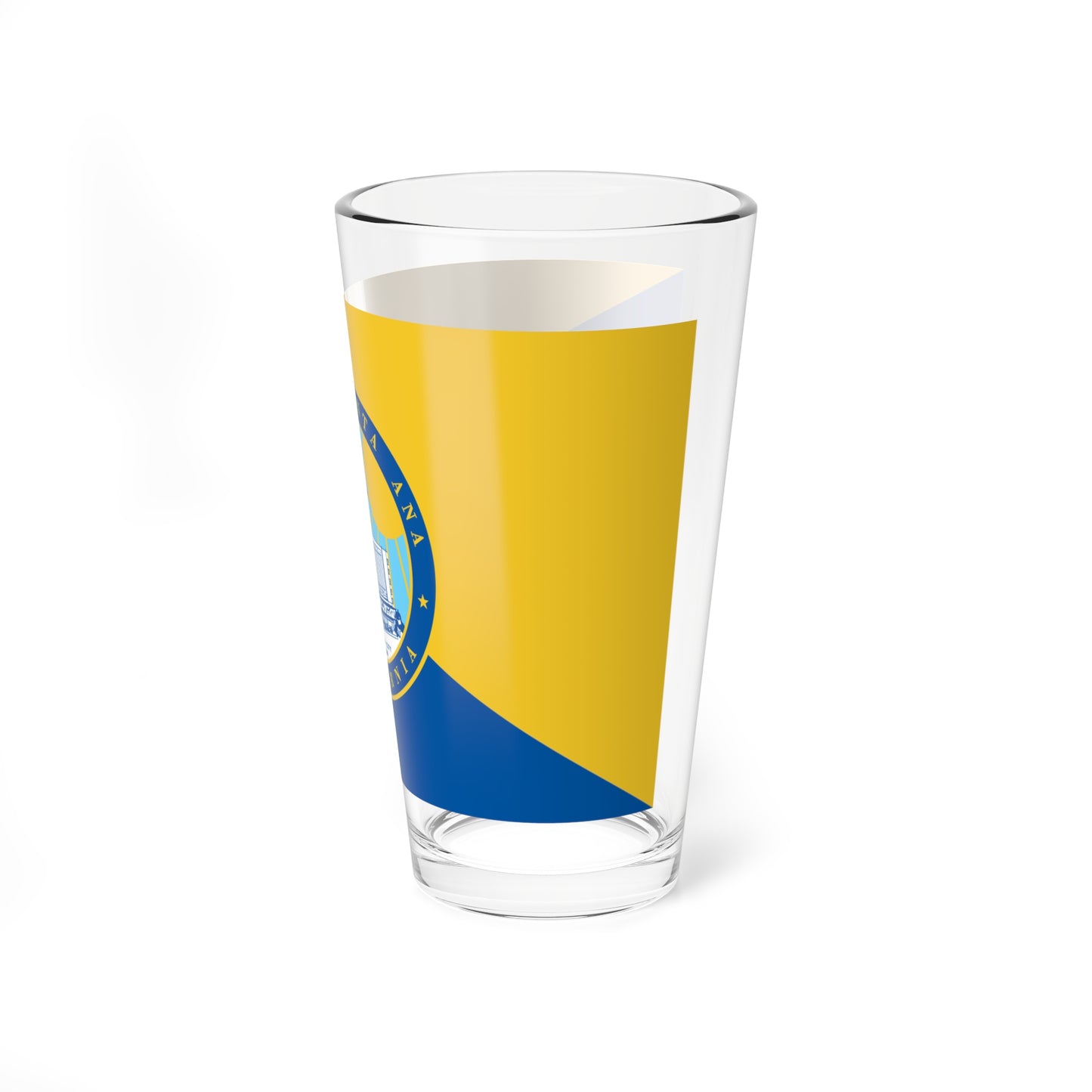 Flag of Santa Ana California (United States) Pint Glass 16oz
