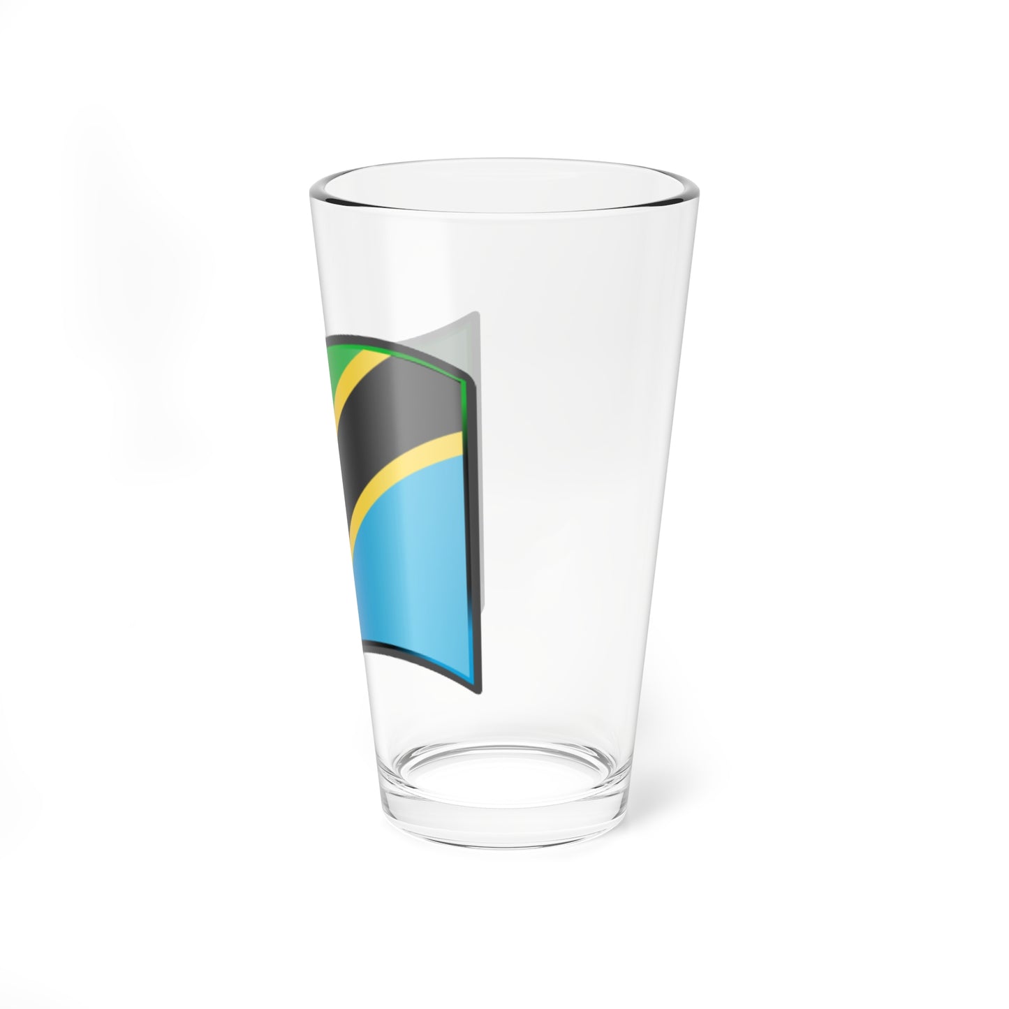 Nuvola Tanzanian flag (Tanzania) Pint Glass 16oz
