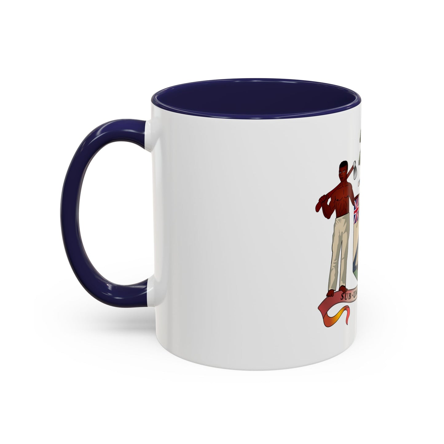 Coat of arms of British Honduras (1907-1967) - Accent Coffee Mug