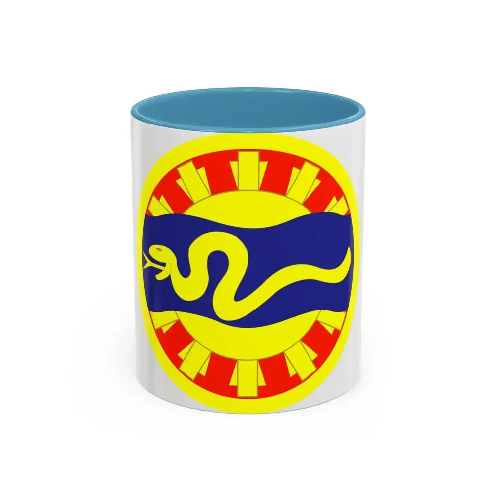 116th Cavalry Brigade Combat Team (U.S. Army) Accent Coffee Mug 11oz Light Blue - Go Mug Yourself