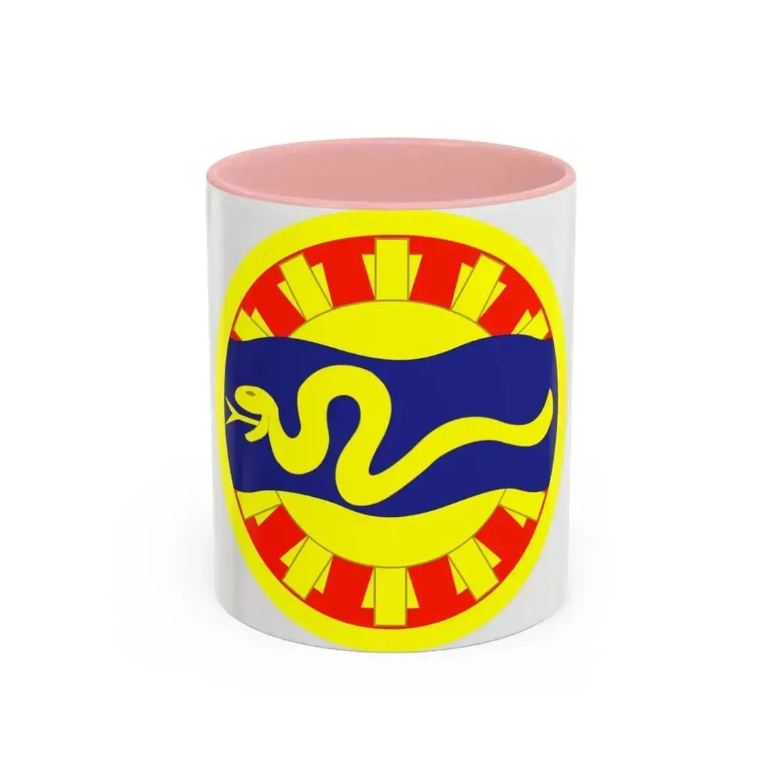 116th Cavalry Brigade Combat Team (U.S. Army) Accent Coffee Mug 11oz Pink - Go Mug Yourself