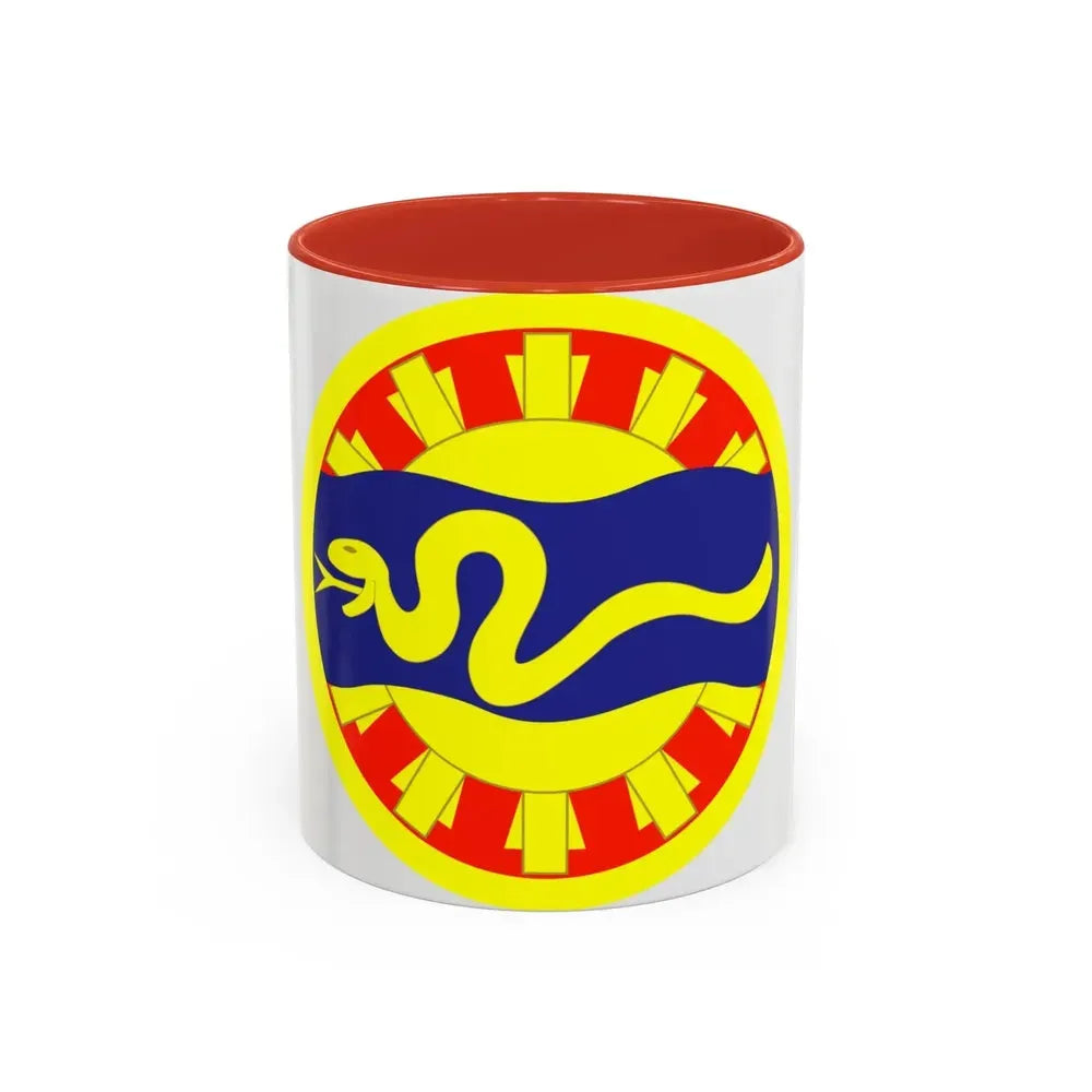 116th Cavalry Brigade Combat Team (U.S. Army) Accent Coffee Mug 11oz Red - Go Mug Yourself