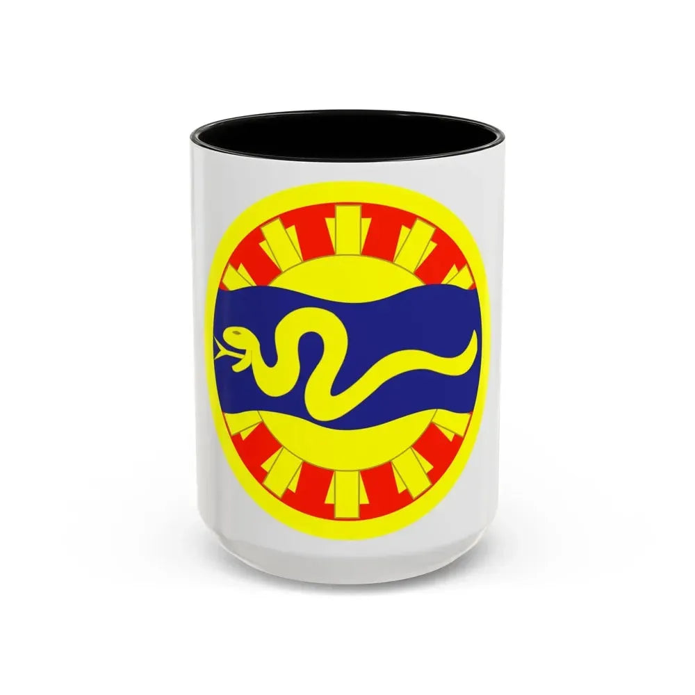 116th Cavalry Brigade Combat Team (U.S. Army) Accent Coffee Mug 15oz Black - Go Mug Yourself