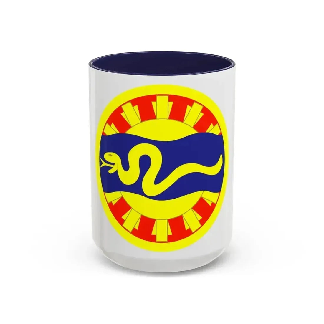 116th Cavalry Brigade Combat Team (U.S. Army) Accent Coffee Mug 15oz Navy - Go Mug Yourself