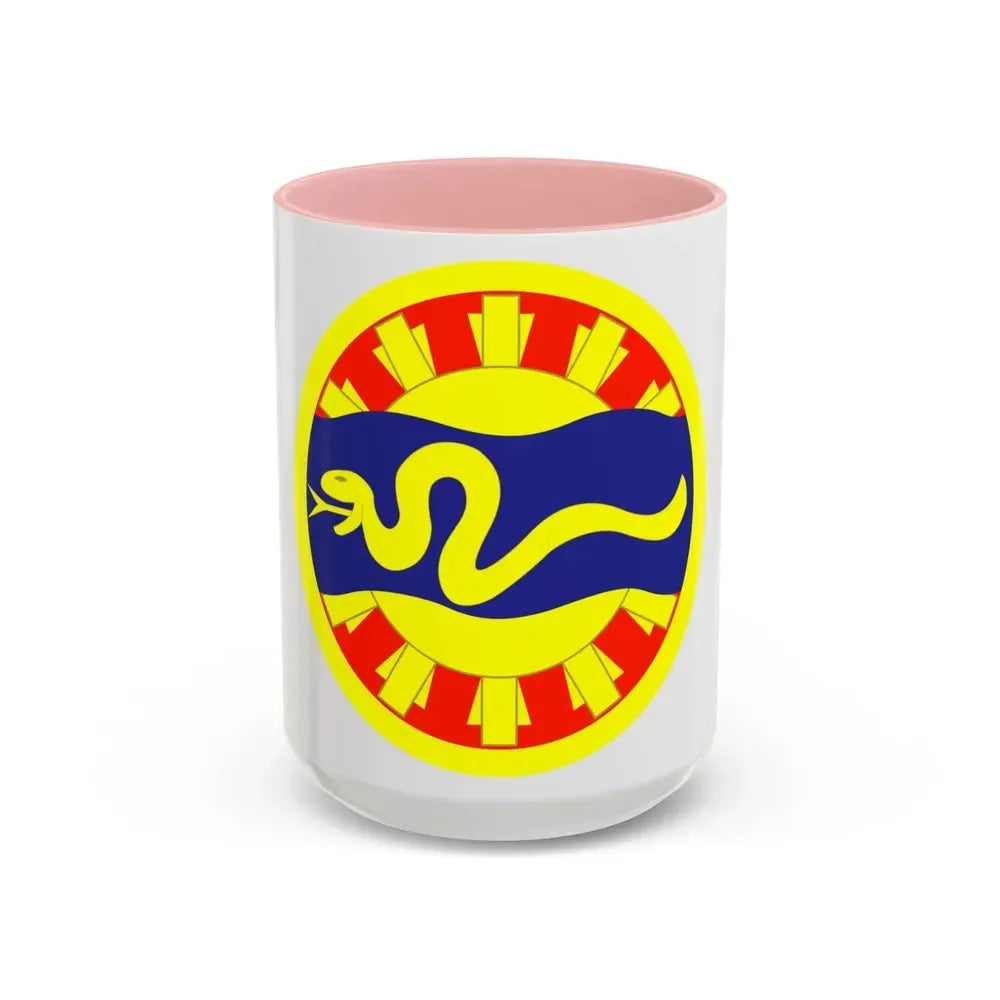 116th Cavalry Brigade Combat Team (U.S. Army) Accent Coffee Mug 15oz Pink - Go Mug Yourself