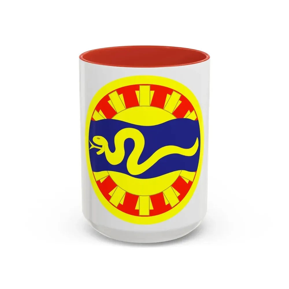 116th Cavalry Brigade Combat Team (U.S. Army) Accent Coffee Mug 15oz Red - Go Mug Yourself