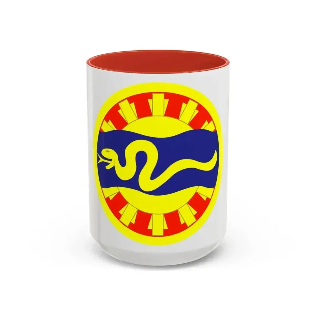 116th Cavalry Brigade Combat Team (U.S. Army) Accent Coffee Mug 15oz Red - Go Mug Yourself