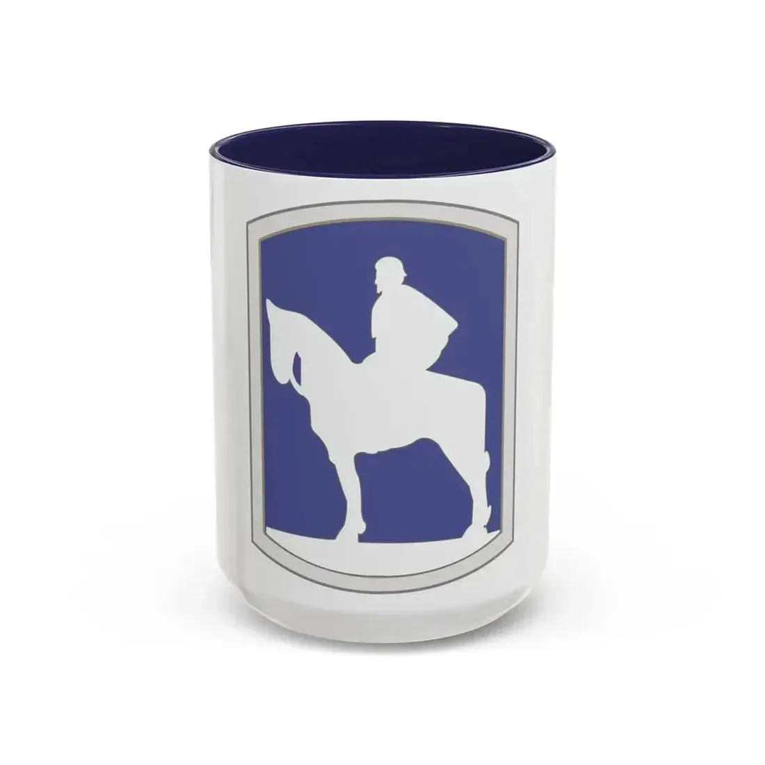 116th Infantry Brigade Combat Team 2 (U.S. Army) Accent Coffee Mug 15oz Navy - Go Mug Yourself