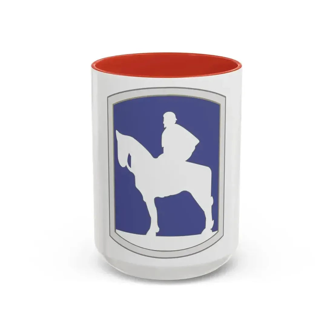 116th Infantry Brigade Combat Team 2 (U.S. Army) Accent Coffee Mug 15oz Red - Go Mug Yourself