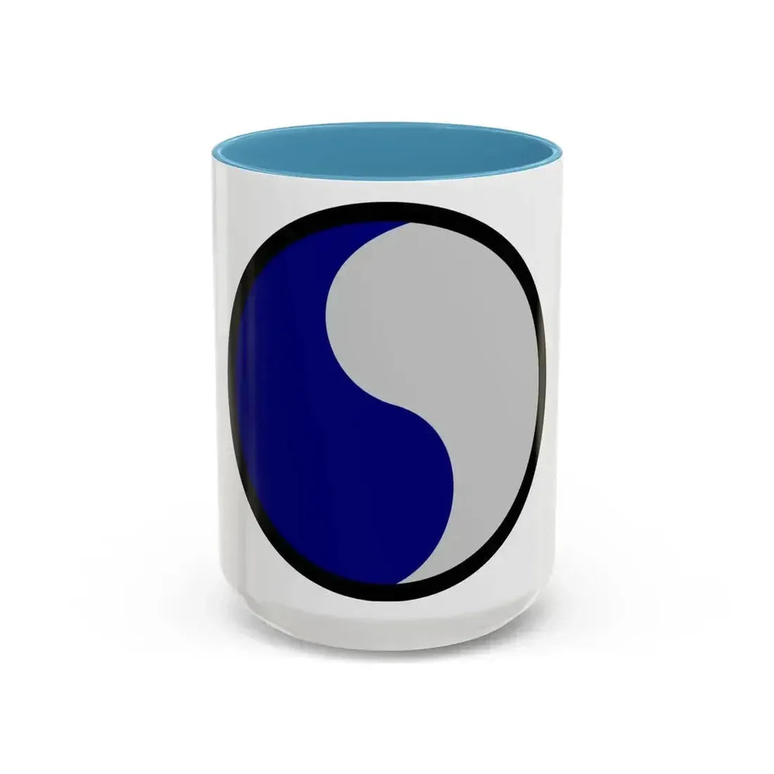 116th Infantry Brigade Combat Team (U.S. Army) Accent Coffee Mug 15oz Light Blue - Go Mug Yourself