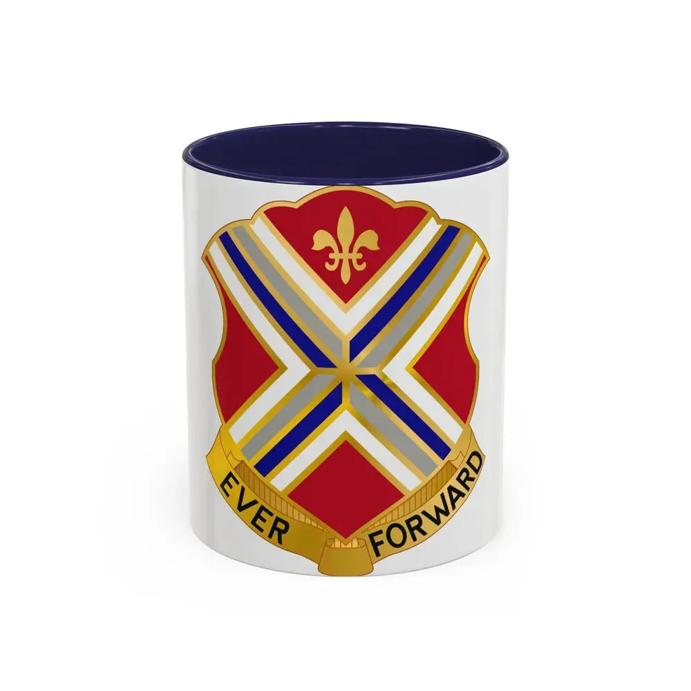 116th Infantry Regiment (U.S. Army) Accent Coffee Mug 11oz Navy - Go Mug Yourself